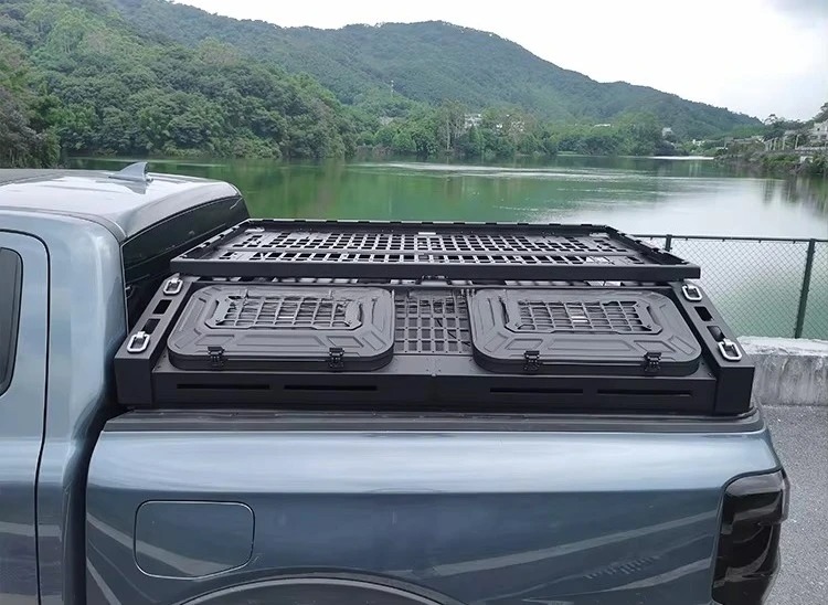 4X4 Offroad Pickup Bed Overhead Anti Room Railings Retrofit Bucket Roll Universal Cross Bars Aluminum Accessories for Roof Rack